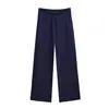 Verano Nuevo Cordón Drapeado Pantalones de Pierna Ancha para Mujer, Otoño Petite Pantalones Largos, Pantalones Casuales, Pantalones Deportivos, Pantalones Deportivos de Mujer