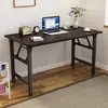 Mesa plegable para computadora de casa, Mesa larga, Mesa de comedor simple, Mesa de puesto, Escritorio de estudio para estudiantes, Mesa rectangular de entrenamiento