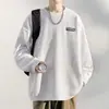 Suéter grueso versátil para hombre primavera y otoño marca de moda americana ins ropa casual para hombre diseño de nicho sentido de diseño prenda interior