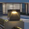2026 Lámpara de Poste de Puerta Simple Nueva Cabezal de Lámpara Solar para Postes de Puerta para Patio de Villa Lados de la Puerta Accesorios de Iluminación Decorativos para Patio