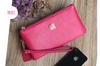 Bolso Clutch de Piel de Vacuno de Primera Capa, Cremallera Simple para Mujer, Billetera Larga Europea y Americana para Billetes, Billetera, Bolso Clutch de Cuero Genuino para Mujer
