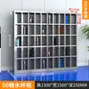 Gabinete de Vasos de Agua de Acero Inoxidable Gabinete de Almacenamiento para Sala de Estar Despensa Taller Fábrica Portavasos para Empleados Gabinete de Almacenamiento con Múltiples Compartimentos