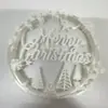 Casa de Natal Oca Transfronteiriça Árvore de Natal Castiçal Bandeja Molde Velas de Chá Estoque Pronto