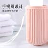 Set de Vasos Portátiles de Enjuague Bucal Listos para Viaje del Fabricante Caja para Cepillo de Dientes Rayada Caja Portátil de Almacenamiento para Fuera de la Ciudad Taza de Viaje para el Hogar