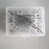 Ferramentas de Costura e Patchwork, Alfinetes Fixadores de Patchwork em Formato de Flor de Ameixa, Alfinetes de Posicionamento em Formato de Flor, Alfinetes de Cabeça Grande, 50 Peças, 100 Peças/Caixa, Atacado