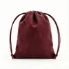 Bolsas de Almacenamiento de Joyería de Terciopelo Personalizadas, Bolsas tipo Morral Multicolores y Multitamaño, Bolsas Pequeñas de Tela para Empaque