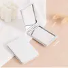 Espejo Pequeño de Venta Caliente Transfronterizo, Espejo de Maquillaje Portátil, Espejo DIY de Doble Cara, Espejo Plegable de Mano, Espejo al por Mayor