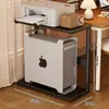 Soporte para Host Estante de Almacenamiento para Escritorio de Computadora Estante de Pie para Oficina Debajo del Escritorio Almacenamiento de Impresora y Archivos Estación de Trabajo de Acabado