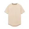 Roupas de Fitness Personalizadas Camiseta Masculina de Manga Curta Roupa Esportiva Justa Alta Elasticidade Respirável Absorção de Suor Camiseta Top para Corrida Treino