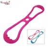 Extractor de figura de ocho de silicona color caramelo expansión de pecho fitness femenino yoga tirar con cuerda de gelatina LAZADA productos