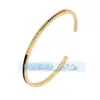 L50 Q35 S64 Pulsera de Moda Europea y Americana con Goteo de Aceite y Incrustaciones de Diamante, Exquisita Pulsera de Puño de Moda con Circonita Arcoíris