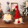 Decorações de Natal luminoso malha chapéu perna longa Floresta homem decoração criativa Boneca de Natal Boneca decoração atacado