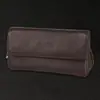 Nova bolsa para cachimbo Dunhao de couro PU de grande capacidade, bolsa de couro PU portátil de camada dupla de alta qualidade com acessórios para cachimbo