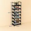 Este zapatero desmontable de varios niveles es perfecto para habitaciones de estudiantes y hogares.. Ofrece almacenamiento flexible para zapatos y botas, es fácil de montar, resistente, duradero y ahorra espacio.