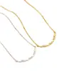 Collar de Cuentas de Arroz Smile Seven para Mujer, Diseño de Nicho Ins, Simple y Elegante, Cadena Versátil para Clavícula, Regalo, Exclusivamente para Ventas Transfronterizas