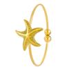 Anillos de pie para playa transfronterizos europeos y americanos Anillos de concha de tortuga estrella de mar Estilo oceánico personalizado Animales al por mayor Anillos de punta abierta