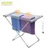 Estante de Toallas Inteligente Eléctrico Calefactable de 6 Barras, Esterilización, Eliminación de Ácaros, Montado en Pared para el Hogar, Estante de Almacenamiento para Toallas de Baño, Perchero de Aleación de Aluminio