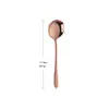 Cuchara de Sopa Coreana de Acero Inoxidable Cuchara de Postre Café Colorida Creativa Grande, Mediana y Pequeña Cuchara de Arroz para Niños Adultos Regalo