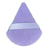 Almofada de Pó de Algodão Grande, Almofada de Pó de Veludo Triangular, Almofada de Pó de Veludo Multicor para Uso Duplo Seco e Úmido, Esponja de Maquiagem, Almofada de Pó Transfronteiriça