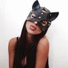 Máscara Erótica de Couro para Adulto Europeia e Americana Máscara de Olho de Raposa Preta Festa Baile Máscara Cosplay Sexy