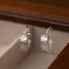Pinzas para Orejas Minimalistas y Elegantes de Circonita para Hombres y Mujeres, Estilo Coreano, Lujo Ligero, Diseño de Nicho, Estilo Fresco, Amigable para Estudiantes, Sin Perforar, Pendientes de Verano