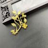 Acessórios de jóias DIY cocar de corte retrô deagitação hairpin material antigo liga Daju ramo