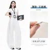 Verano Nuevo Diseño Estilo Retro Americano Chica Picante Pantalones Cimitarra Versátiles Adelgazantes Multibolsillos Pierna Ancha Cargo Pantalones Casuales