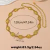 Corrente de Cintura Geométrica em Metal Vintage em Forma de Diamante para Mulheres, Corrente de Cintura Leve de Luxo para Verão na Praia, Joias Europeias e Americanas Atravessando Fronteiras Atacado