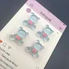 Hebilla de Resina con Forma de Corazón Estrella Oso con Hebilla de Pie Botones Decorativos para Camisa de Niños Cárdigan de Punto Chaqueta Ropa
