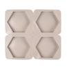DIY Material Folha de Cera para Aromaterapia 6 Marcas de Cera Etiqueta de Gesso Base Sólida Molde de Silicone Molde de Silicone para Aromaterapia