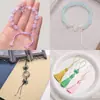 Accesorios de Encaje Tridimensional Hoja de Loto Hechos a Mano DIY Pulsera Collar Accesorios de Joyería Degradados Cuentas de Cristal de Loto de Doble Agujero