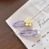 Macaron flor de crema clip BB para niños pasador para fleco lateral pasador de flor pequeña dulce versátil para niña