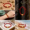 Pulsera de mujer con cuentas de transferencia de caracteres chinos de oro duro 3D de seis caracteres, colgante de cintura de hombre pequeño de oro 999, colgante del año de esta vida