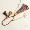 Cuerda de algodón para frotar a mano, cuerda colgante de jade valiente Wen, pieza de mano para jugar, joyería de muñeca DIY, cuerda para colgar, fabricantes de cuerda perdida, venta al por mayor
