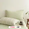 Conjunto de Quatro Peças em Gaze Plissada Dupla Camada 100% Algodão Grau Mãe e Bebê Estilo INS Estampa Listrada Macio 100% Algodão Conjunto de Pijama para Dormir