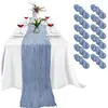 Amazon Transfronterizo Bali Hilo Mantel de Mesa Tela Plegada Fiesta Navideña Boda Decoración Mantel de Mesa Arrugado Venta al por Mayor