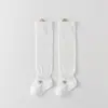 Calcetines para Bebé, Estilo Verano Ultra Delgados, Calcetines Hasta la Rodilla para Recién Nacidos, Sin Costuras, Transpirables, Climatizados, Calcetines Antimosquitos para Bebés