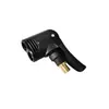Boquilla de Conversión para Bomba de Aire de Coche Boquilla de Extensión Boquilla de Belleza para Neumáticos de Coche Boquilla de Aire de Giro Adaptador Cabezal de Inflado de Abrazadera Rápida de Conexión Rápida