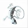Adornos de Gecko Decorativos de Horror de Halloween Perro Grande Araña Calavera Varios Cráneos de Animales de Plástico