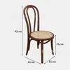 Mesas y Sillas para Restaurante Occidental Comercial, Cabinas para Cafetería de Postres y Té de Leche, Mesas y Sillas Sofá, Mesas y Sillas de Comedor de Madera Maciza y Mimbre para Cafetería en Cadena