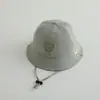 Gorro de Bebé Estilo Coreano Primavera y Otoño Delgado Lindo Oso Sombrero de Pescador Verano Exterior Protector Solar Sombrero de Sol para Bebés y Niños Pequeños