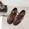 Zapatillas Forrest Gump de bloques de color, nuevo estilo de moda para mujer, retro principios de otoño 2026, zapatos casuales deportivos versátiles y modernos