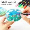 Los 240 rotuladores acrílicos de doble punta y doble color más vendidos de Amazon, bolígrafos de dibujo para niños con punta suave, set de papelería, rotuladores para graffiti