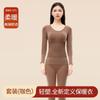 Ventas Directas de Fábrica Popular Transfronterizo Ropa Interior Térmica a Prueba de Frío Ropa de Otoño e Invierno Moldeadora y Calentadora de Cuerpo Traje Sin Costuras Ropa de Otoño y Pantalones Largos