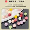 Hebilla de perla de loto Bodhi cuenta redonda material de concha hilo Xiangyun cheongsam estilo antiguo hanfu accesorios de hebilla botón venta al por mayor