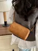 Bolso de axila coreano de alta gama, bolso de hombro de gamuza elegante, bolso de mano elegante para el trabajo, bolso cilíndrico