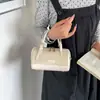 Bolso bandolera coreano texturizado con un toque de lujo ligero, bolso pequeño cuadrado simple de verano, nuevo bolso de hombro tejido versátil para mujer 2026