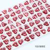 Accesorios para uñas de cristal Dongzhou, diamantes de forma especial K9, corazón torcido, decoraciones para uñas con diamantes en la parte inferior puntiaguda, pequeño libro rojo, nueva pila de diamantes