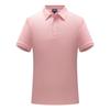 Camisa polo de alta gama, ropa de trabajo personalizada, camiseta con logotipo impreso, camisa cultural antibacteriana, ropa de trabajo de manga corta, figura de palabra bordada personalizada