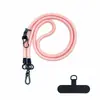 Goma para cordón de teléfono móvil de 10 mm de grosor, cuerda ajustable en diagonal, clip para teléfono móvil, cordón anti-pérdida, cordón para cuello
